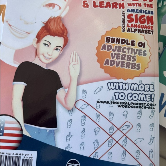 ❌SOLD❌ American Sign Language Learning Set - Picture 4 of 7